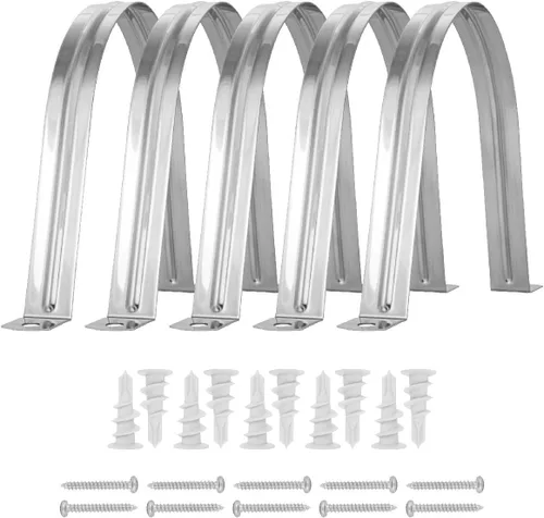 Miniatura 10 de POWERTEC Tubo de PVC transparente de 4 x 36 pulgadas de largo, 4 tubos de plástico rígido, tubo redondo compatible con accesorios de recolección