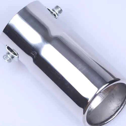 Miniatura 4 de Unifizz Tubo de escape de 2.480 in de entrada de aire de acero inoxidable cromado para tubo de escape apto para diámetros de 1.25 a 2 pulgadas