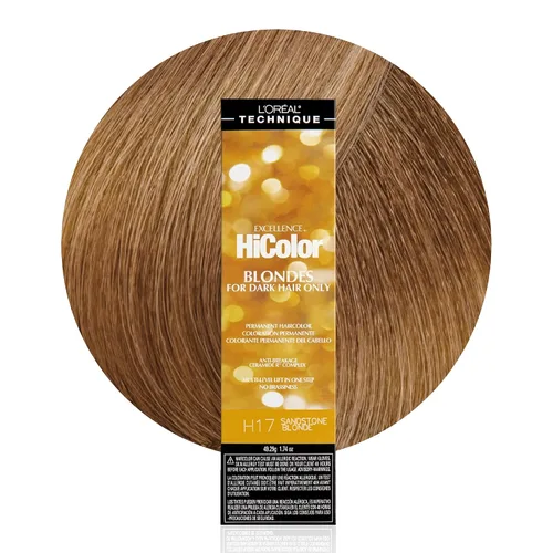 Miniatura 16 de L'Oréal Technique HiColor Browns & Blondes Permanent Hair Color - Lifts Dark Hair in One Step, No Brassiness, Rich, Smooth Creme Formula, Intense
