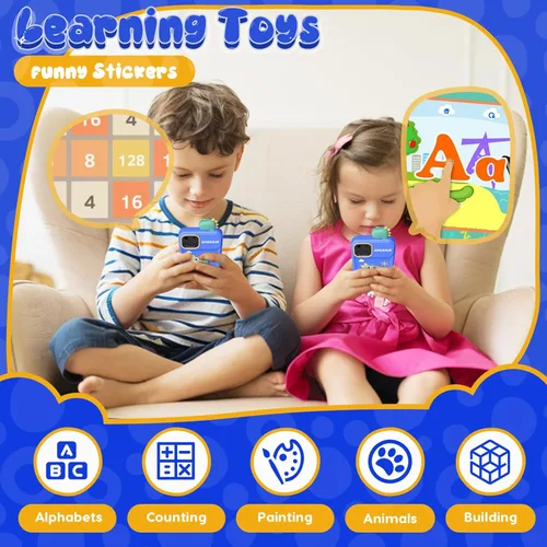 Miniatura 6 de Juguetes de teléfono inteligente para niños, juguetes de regalo de dinosaurios para niños de 3 a 9 años, regalos de Navidad, cumpleaños, mini