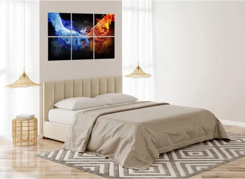 Miniatura 7 de JBER Art Acoustic Panels, 72×48 Inches Acoustical Wall Panels, Sound Absorbing Wall Art, Decorative Acoustic Panels, Soundproof Wall Panels for LOVE