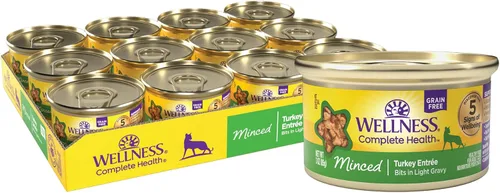 Miniatura 10 de Wellness Complete Health - Alimento húmedo en salsa para gatos adultos, natural, rico en proteínas, sin granos, 5.5 onzas, paquete de 12