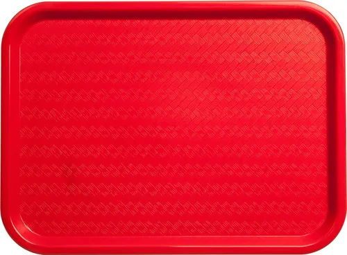 Miniatura 2 de Carlisle FoodService Products CT121605 Bandeja estándar para cafetería/comida rápida, 12 x 16 pulgadas, color rojo