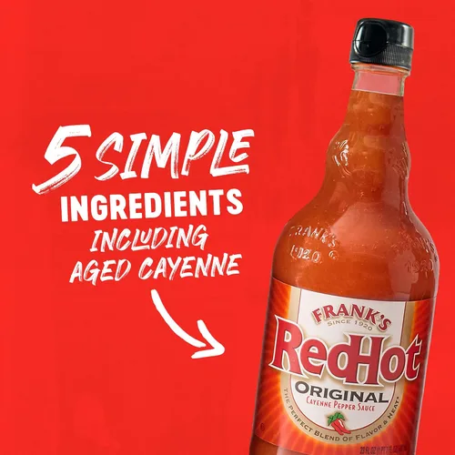 Miniatura 11 de Salsa de pimienta cayera Redhot Original de Frank's, 23 oz