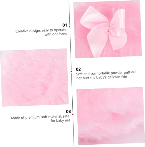 Miniatura 3 de 3 piezas de polvo para polvo facial soplo de polvo suelto soplo de polvo grande soplo de polvo de maquillaje corporal polvo de base de soplo