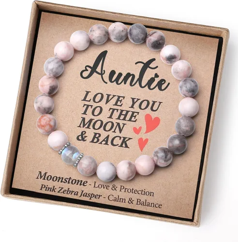Miniatura 15 de Regalos de Navidad para mamá, tía, abuela, hermana, amor, equilibrio, pulsera de cristal natural con significado, regalos hechos a mano
