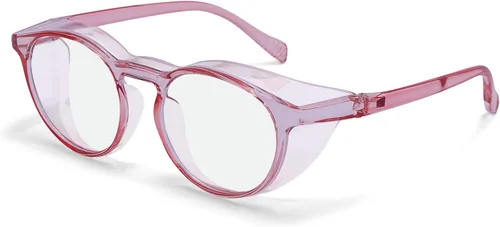 Miniatura 14 de Gafas de seguridad anti niebla para mujeres y hombres, TR90, lentes de bloqueo de luz azul, transparentes, antiarañazos, protección UV, marco
