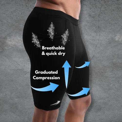 Miniatura 3 de Compression Shorts Men Performance Baselayer Athletic, Running, Biking All Sports Men's Underwear for Workout