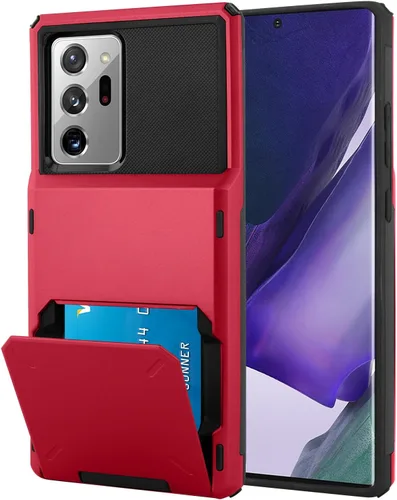 Miniatura 129 de Funda tipo cartera para Samsung Galaxy S22 Ultra con 4 ranuras para tarjetas de crédito a prueba de golpes, funda híbrida de protección reforzada