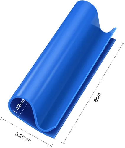 Miniatura 3 de Nuanchu Clips de cubierta de piscina para piscinas sobre el suelo, 3.15 pulgadas, resistente al viento, clips para piscinas sobre el suelo