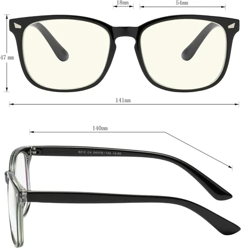 Miniatura 3 de Yogo Vision Blue Light Blocking Computer Glasses Anti Glare Reduce Eyestrain Eyeglasses for Men and Women