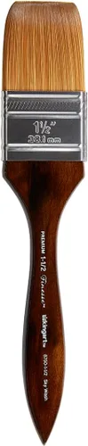 Miniatura 6 de KINGART Premium Finesse 8020-14 Ultra Round Series - Brocha para artista, pelo sintético Kolinsky Sable, mango corto, acuarela y pinturas al óleo