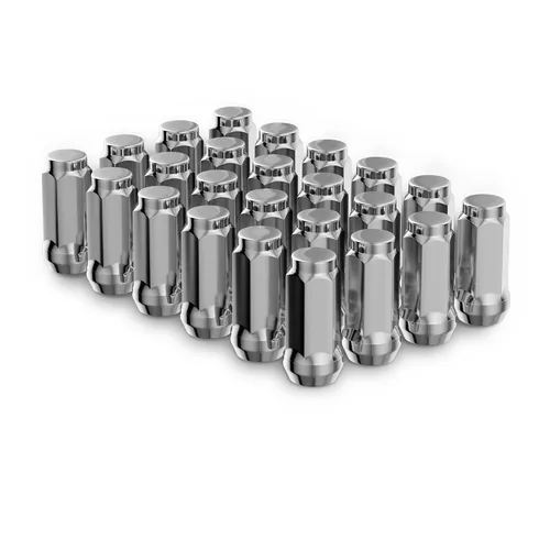 24 piezas de tuercas de rueda M14x1.5 para Silverado Suburban Sierra 1500 Tahoe Yukon Escalade ESV, tuercas de rueda de bellota de bulto de extremo