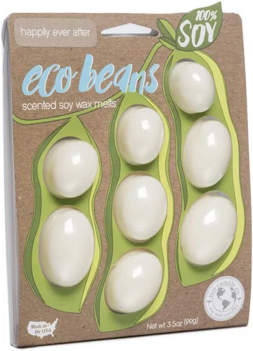 Miniatura 14 de Eco Candle Co. Eco Beans Wax Melts - Paquete de 2 unidades, ámbar vintage, 3.5 onzas, aromas de resina de madera, nuez moscada, canela y vainilla
