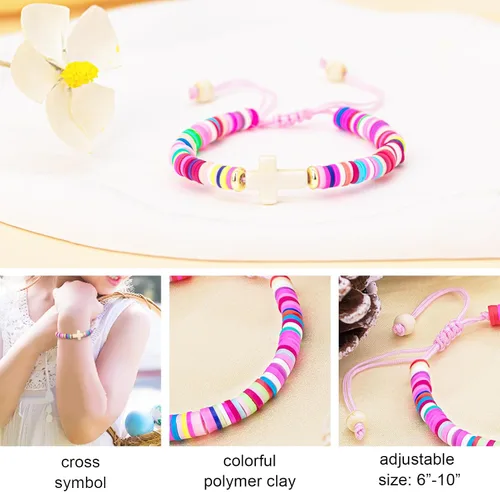 Miniatura 43 de Regalos navideños para niños, niñas adolescentes, mujeres, linda pulsera de cruz para niñas, regalos de Navidad cristianos para mujeres, ideas