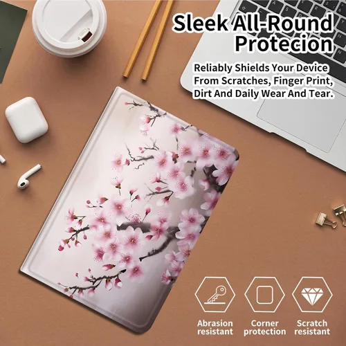 Miniatura 6 de Funda para Samsung Galaxy Tab A7 Lite de 8.7 pulgadas modelo 2021 (SM-T220/T225/T227), funda protectora delgada de piel sintética con función