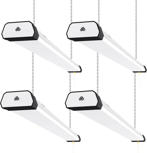 Miniatura 10 de Luz LED enlazable para tienda con certificación ETL de 100 W, 13,000 LM, 5000 K, luces de techo LED para garaje, enchufe de 3.6 pies con cadena