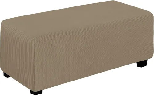 Miniatura 26 de Easy-Going Funda Elástica para Otomana Taburete de Almacenamiento Plegable Protector de Muebles Funda Rectangular Suave con Parte Inferior Elástica