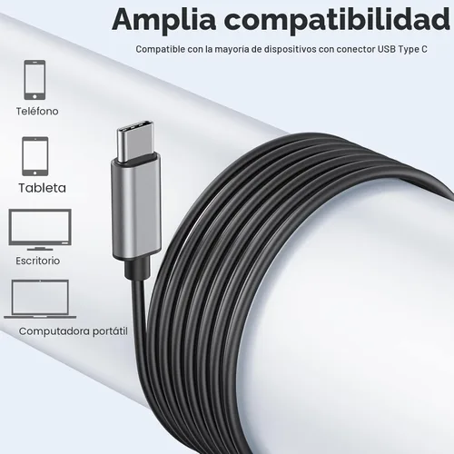 Miniatura 5 de Auriculares USB C para Samsung Galaxy S24 S23 Ultra S22 S21 FE S20 A54 A53 Auriculares USB C con Micrófono Control de Volumen Auriculares con Cable