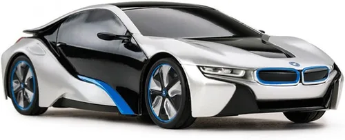 Miniatura 3 de RASTAR BMW i8 Coche RC BMW i8 a control remoto a escala 1/24, coche de juguete BMW - Plata