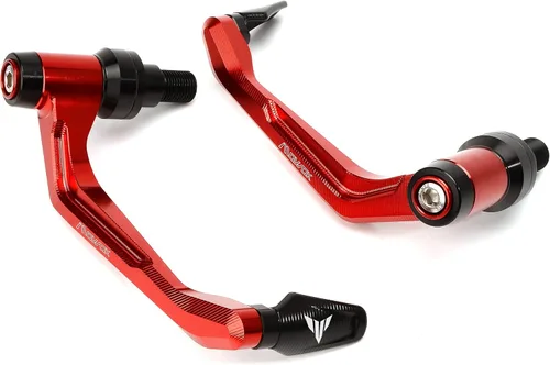 Miniatura 6 de QQLADY Z para Yamaha MT-07 Mt07 MT-09 Mt09 MT10 Mt 10 Empuñaduras de manillar de motocicleta Palancas de embrague de freno Protector X (color: negro)