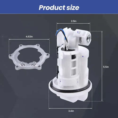 Miniatura 6 de 33D-13907-02-00 Conjunto de bomba de combustible para Yamaha YZ250F YZ450F YZ250FX YZ450FX WR250F WR450F, repuesto de bomba de combustible