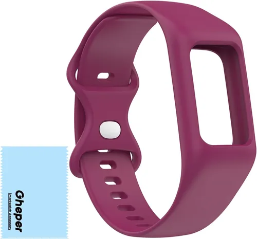 Miniatura 15 de Correa de reloj suave compatible con Fitbit Charge 6, Charge 5, Charge 4, Charge 3/3SE, correa de muñeca de silicona protectora todo en uno, correa