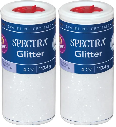 Miniatura 7 de Spectra Arts & Crafts - Brillantina, azul cielo, 4 onzas, 1 tarro