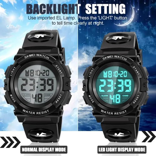 Miniatura 5 de Reloj impermeable multifuncional LED para niños - Regalos para niños