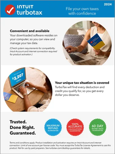 Miniatura 5 de [OLD VERSION] TurboTax Home & Business 2024 Tax Software, Federal & State Tax Return [PC/MAC Download]