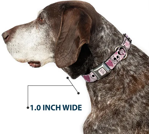 Miniatura 6 de Collar para mascotas de Disney, collar de perro, hebilla de cinturón de seguridad de metal, The Nightmare Before Christmas Jack and Sally Doodles