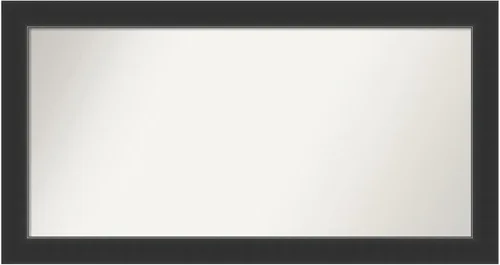 Miniatura 80 de Amanti Art Espejo personalizado, espejo de baño negro Astor, espejo de pared o espejo de tocador de baño sobre el fregadero (25 x 25 pulgadas)