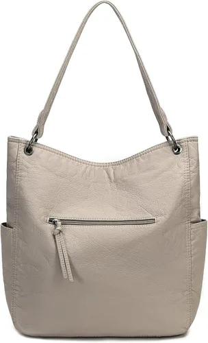 Miniatura 3 de Montana West Bolso Hobo para mujer, bolso de hombro suave con asa superior con cartera