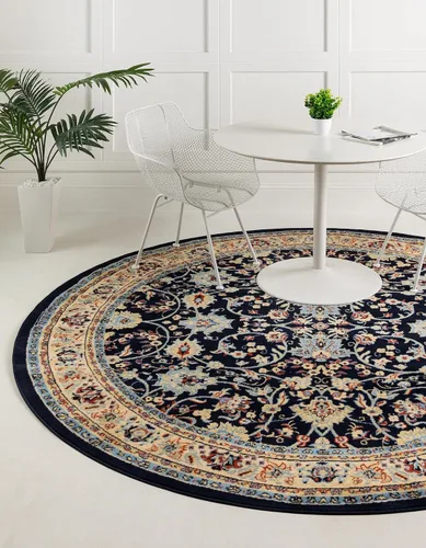 Miniatura 45 de Unique Loom Colección Sialk Hill - Alfombra de área Washington (7' 10" x 10' Rectángulo Burdeos/Crema)