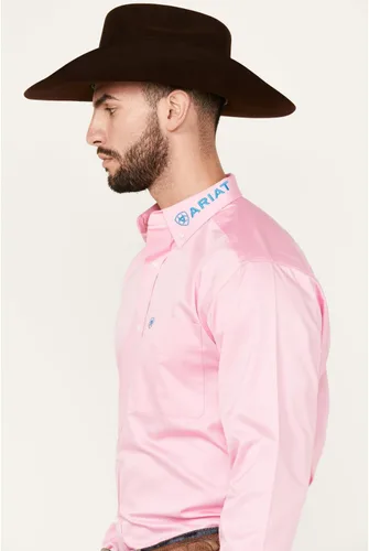 Miniatura 36 de Ariat Camisa de sarga con logotipo del equipo para hombre