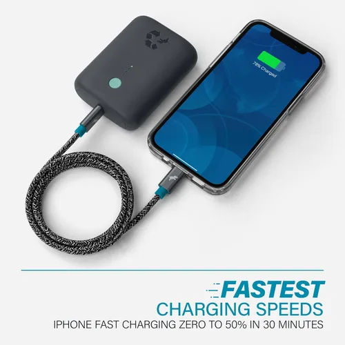 Miniatura 2 de Nimble Cable USB C a Lightning de 9.8 ft/10 pies [certificado Apple MFi] Cable de iPhone tipo C cargador de iPhone de carga rápida compatible