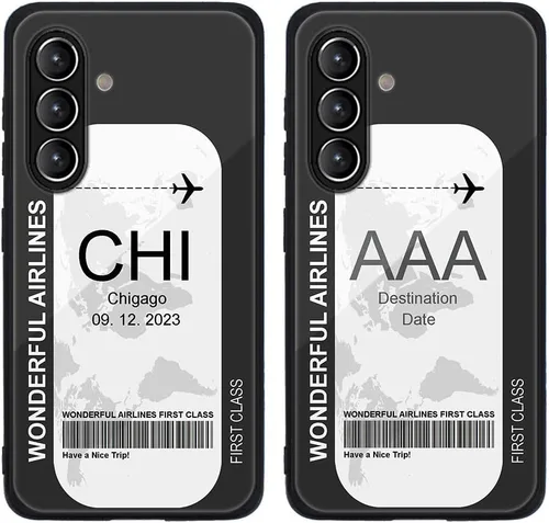 Miniatura 605 de Funda de teléfono personalizada para Samsung Galaxy S22+ / S22 Plus 5G, funda de TPU suave de vidrio templado antiarañazos personalizada con foto