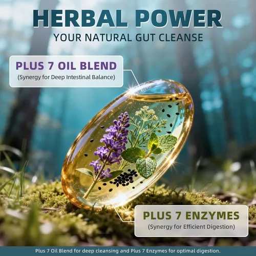 Miniatura 3 de Lukaree Limpieza de clavo de nogal negro de ajenjo para humanos, cápsulas blandas 20 en 1 extra fuertes Limpieza intestinal y salud digestiva