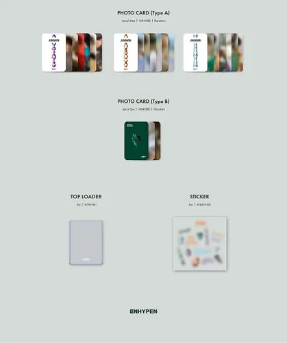 Miniatura 3 de Genie Music ENHYPEN - Dimensión : Dilemma (1er álbum) [Essential Ver.] Álbum+CulturaRegalo coreano (pegatinas decorativas, tarjetas fotográficas)