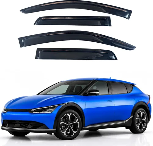 Miniatura 115 de IG - Visera para ventana para Ford Bronco y F150-F350 1980-1996, deflector lateral tipo cinta adhesiva, resistente, contra lluvia y viento