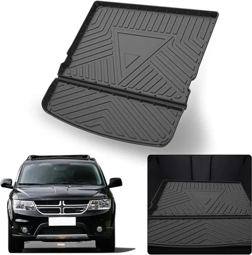 Elsetyler Revestimiento de carga para viaje 2021 – TPO negro para todo tipo de clima, resistente al agua, bandeja de carga trasera, protector de