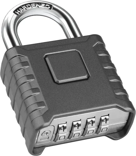 Miniatura 17 de Paquete de 2 Candados de Combinación Grandes [Desbloqueo con Un Toque], Diyife® Candado Resistente para Exteriores a Prueba de Intemperie Diseño
