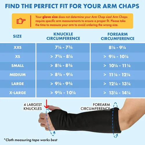 Miniatura 5 de Arm Chaps Mangas Protectoras de Cuero Guardabrazos - Evita Cortes, Arañazos y Moretones - Ideal para Jardinería y Construcción., Negro, Grande