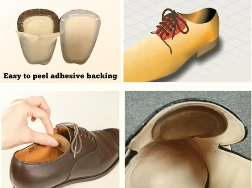 Miniatura 10 de pedag Supra Almohadillas de lengua alemanas hechas a mano Cuero de gamuza suave y acolchado de espuma viscoelástica para zapatos Resuelve