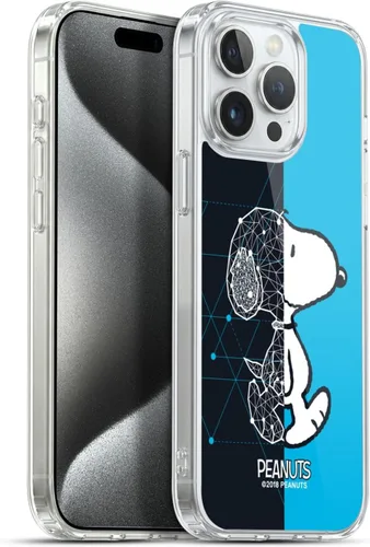 Miniatura 286 de Head Case Designs Funda de gel con licencia oficial de Peanuts Snoopy & Woodstock Halfs and Laughs [protección de grado militar] compatible