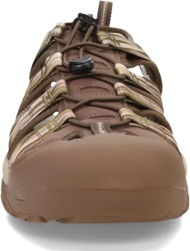 Miniatura 3 de KEEN - Sandalias de agua Newport H2 con punta cerrada para hombre, negrogris acero, talla 8.5 de EE. UU.