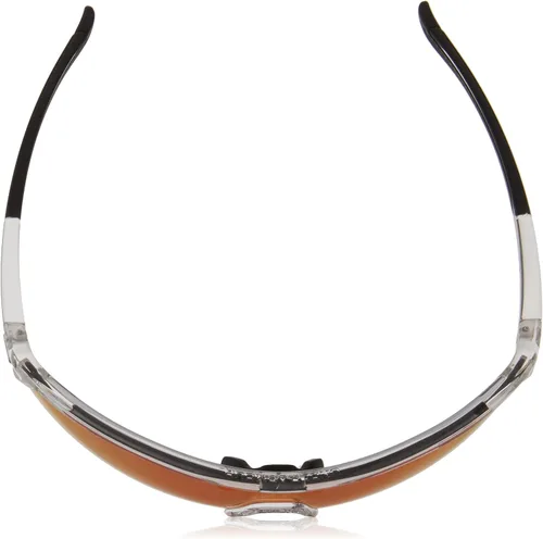 Miniatura 4 de Under Armour UA Gametime Jr. Wrap - Lentes de sol para niños y jóvenes, color transparentenegro, 3.898in, 0.039in, Transparentenegro