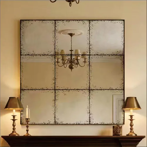 Miniatura 12 de whitebeach Espejo de puerta colgante, espejo de cuerpo completo de pared de longitud completa 44"x16" dorado montado en la pared sobre la puerta