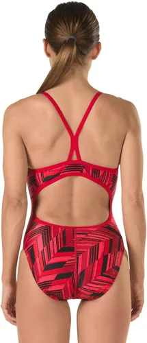 Miniatura 2 de Speedo Women's Swimsuit One Piece Endurance+ Free Back Printed Adult Team Colors-Discontinued