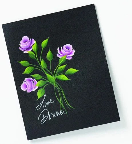 Miniatura 9 de FolkArt One Stroke Donna Dewberry Flowers of the Month Let's Paint Kit, 2 onzas